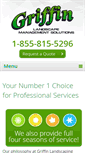 Mobile Screenshot of griffinlandscapemanagementsolutions.com